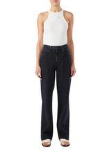 Ms. Keaton High Rise Baggy Jean - Black