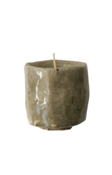Earthen Candle - Fog Glaze