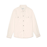Textured Terry Overshirt - Off-White
