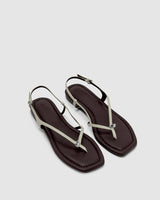 Halle Flat Sandal - Edlerflower