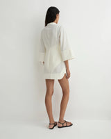 Noosa Short Tunic Dress - White