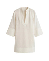 Noosa Short Tunic Dress - White - BLVD