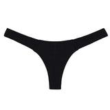 Uno Bikini Bottom - Black Rib