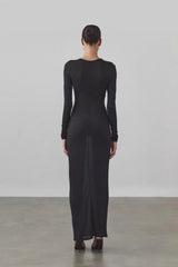Carmen Maxi Dress - Black