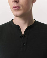 Classic Flame Henley - Black