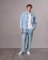 Classic Flame Henley - White