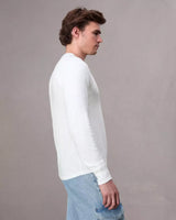 Classic Flame Henley - White