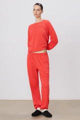 Vinny Pocket Sweatpant - Poppy