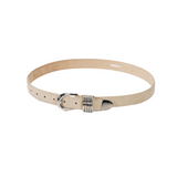 Hollyhock Suede - Papyrus / Silver