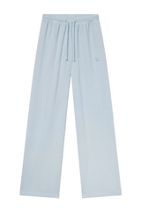 Drawstring Wide Leg Sweatpant - Dusty Blue
