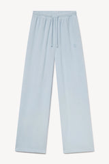 Drawstring Wide Leg Sweatpant - Dusty Blue