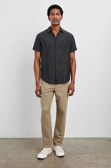 Fairfax Shirt - Black Chambray
