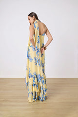 Cowl Maxi Dress - Yellow - BLVD