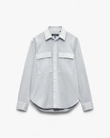 Finch Overdyed Shirt - Grey Ice