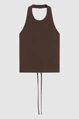 Soft Jersey Halter Top - Liqueur