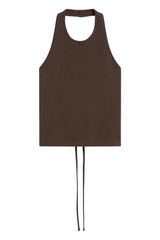 Soft Jersey Halter Top - Liqueur