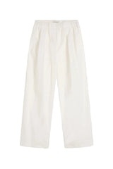 Relaxed Pleat Pants - Off White - BLVD