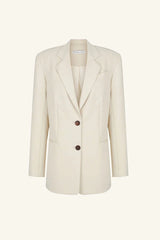 Irena Double Pocket Blazer - Bone