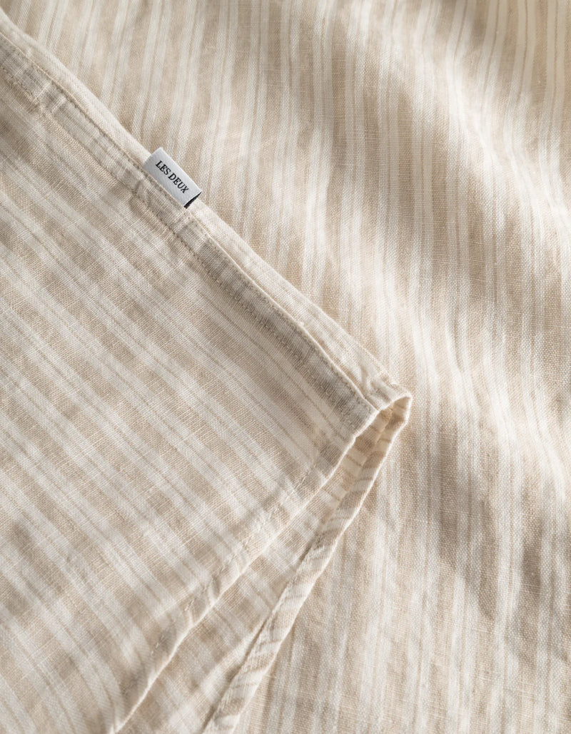 Kris Linen S/S Shirt - Light Desert