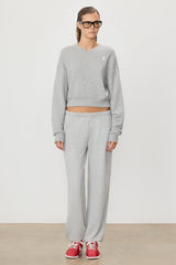 Boyfriend Pocket Sweatpant - Heather Grey