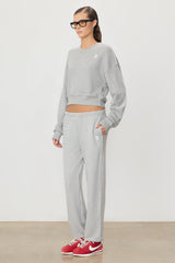 Boyfriend Pocket Sweatpant - Heather Grey