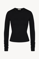 Modal Crewneck Long Sleeve - Black
