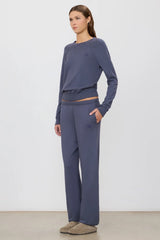 Boyfriend Pocket Sweatpant - Washed Navy