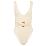 Kim One-Piece - Cream Rib