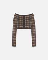 Liliah - Brown Cream Check