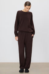 Boyfriend Pocket Sweatpant - Espresso