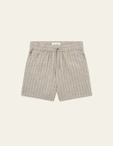 Otto Linen Shorts - Walnut
