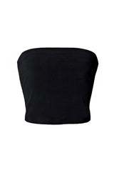The Ritts Strapless Top - Black - BLVD