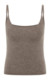 Merino Wool Slim Tank - Vapor