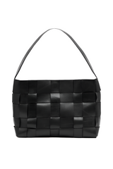 Woven Mini Tote - Black