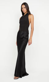 Ida Halter Dress - Black