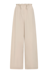 Petite Paperbag Waist Pants - Cream