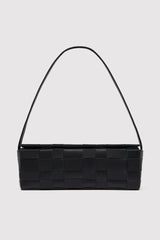 Woven East West Bag - Black
