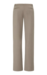 90s Wool Rouleau Minimal Pants - Light Taupe