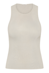 Sculpted Knit Top - Silver