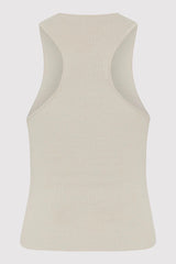 Sculpted Knit Top - Silver