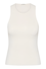 Sculpted Knit Top - Off-White