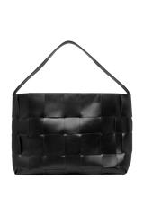 Woven Large Tote - Black