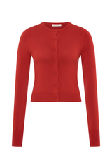Classic Cardigan - Rosso