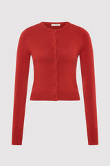 Classic Cardigan - Rosso