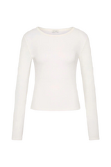 Baby Wool Long Sleeve Top - Off-White