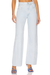 Grace Wide-Leg Twisted Seam Jeans - Hard Luck