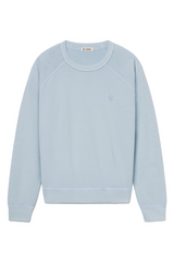 Oversized Raglan Sweatshirt - Dusty Blue