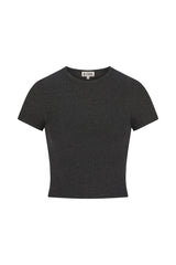 Short Sleeve Baby Tee - Charcoal