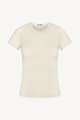 Modal Crewneck S/S T-Shirt - Ivory