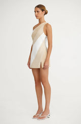 Saskia Mini Dress - Beige